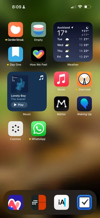 Home screen, April 2024