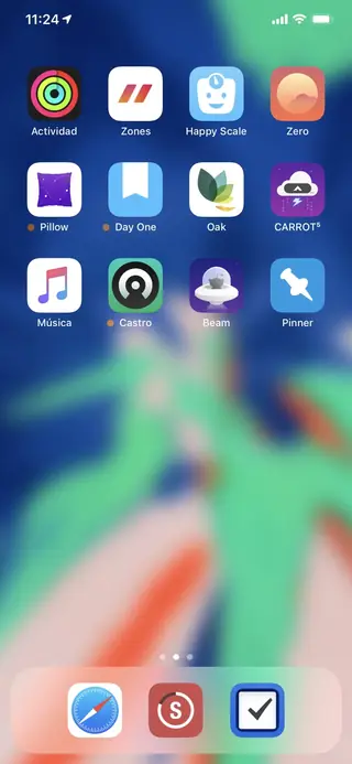 Home screen, December 2018