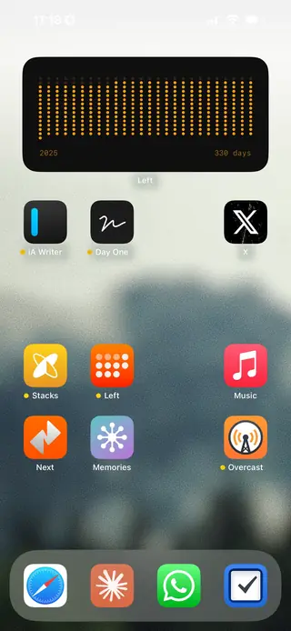 Home screen, February 2025