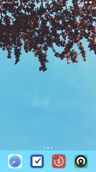 Home screen, July 2018