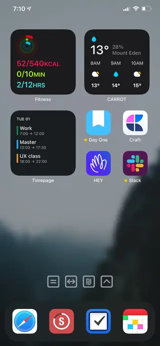 Home screen, June 2021