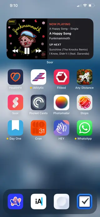 Home screen, June 2023