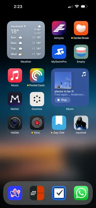Home screen, June 2024