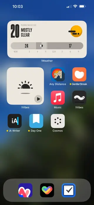 Home screen, March 2024