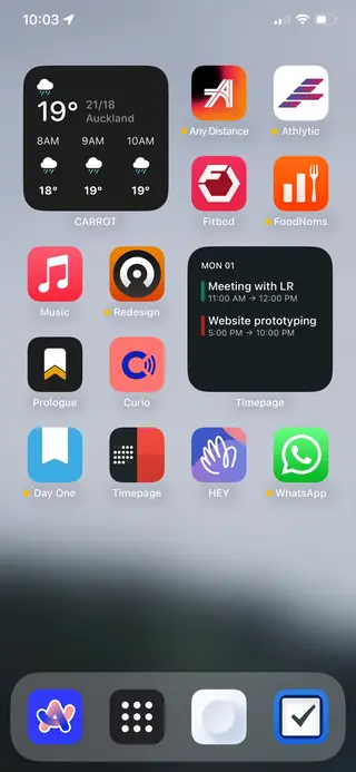Home screen, May 2023