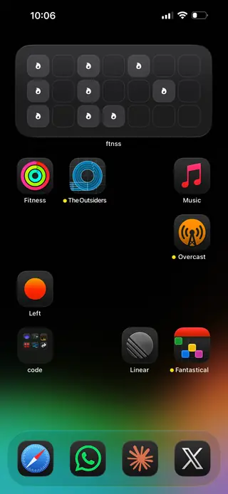 Home screen, May 2026