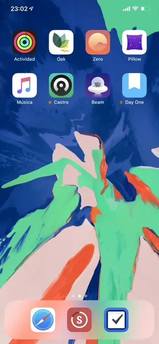 Home screen, November 2018