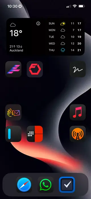 Home screen, November 2024