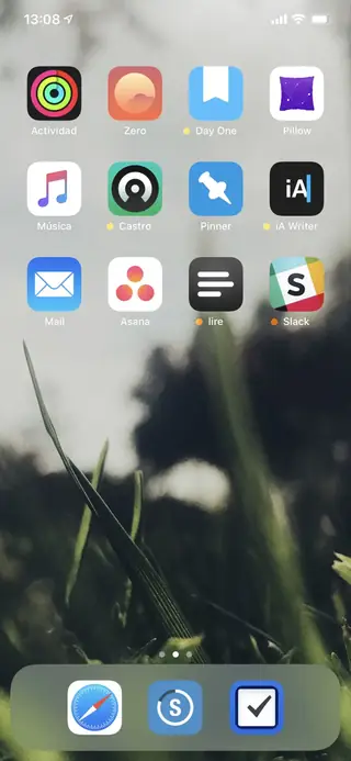Home screen, October 2018
