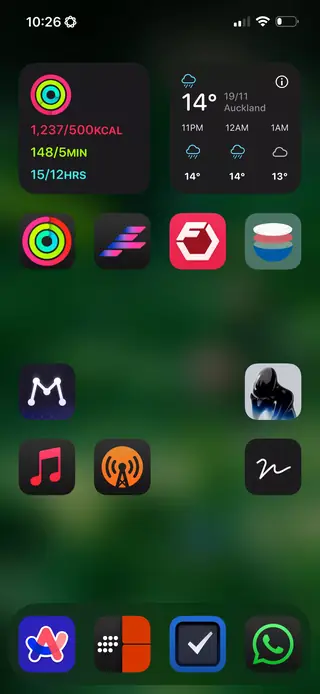 Home screen, October 2024